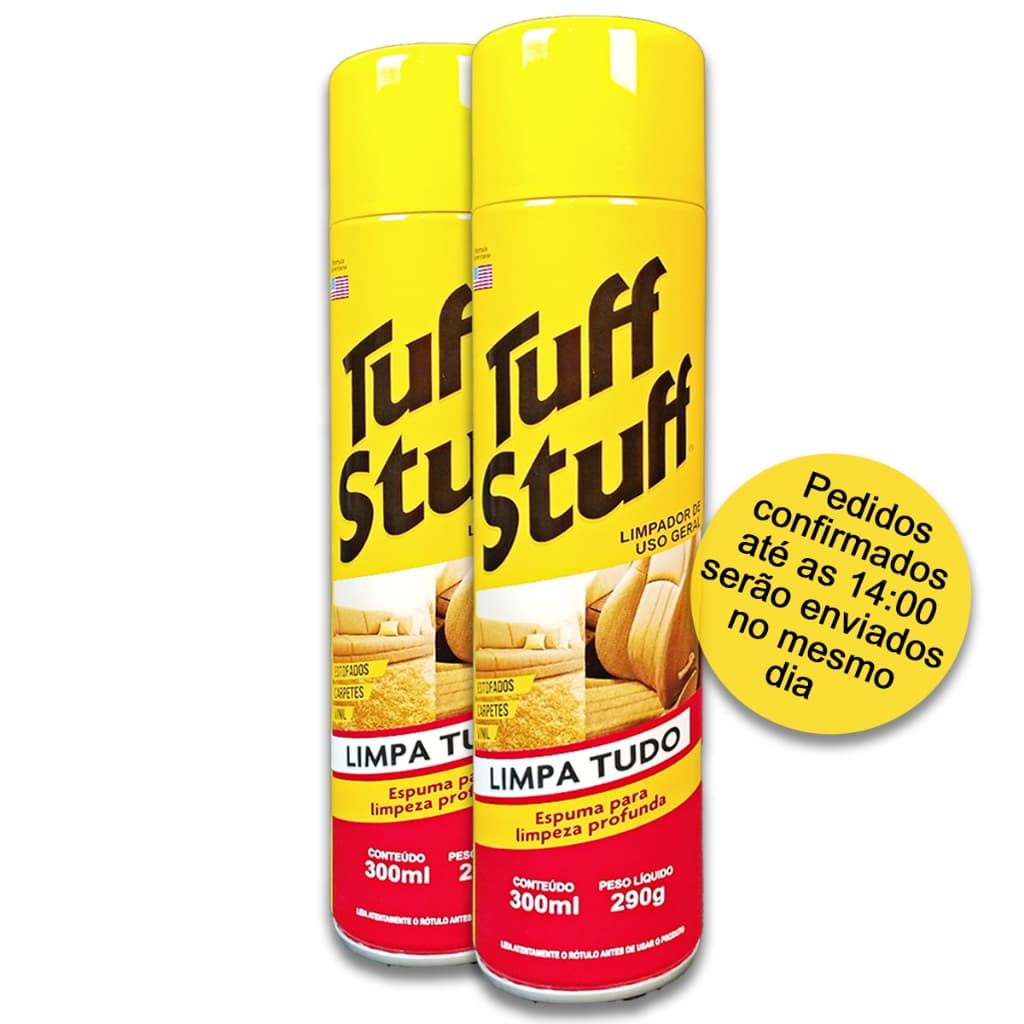 2 Limpa Tudo Tuff Stuff Espuma Mágica Limpeza Profunda Limpador de Sofá Carpetes Estofados Higieniza