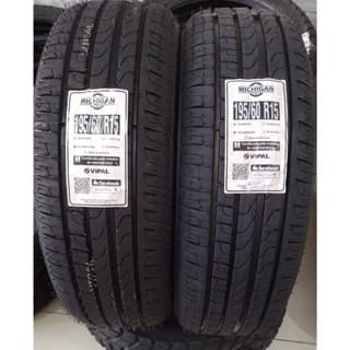 Kit 2 Pneus 195 60 R15 Carro Aro 15 MICHIGAN