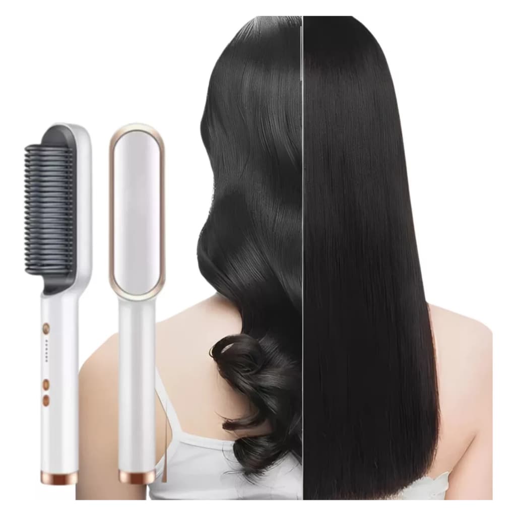 Voltar  Escova Alisadora 5 Em 1: Perfeitos Qualquer Tipo De Cabelo Escova Elétrica Alisadora Secador Chapinha de Cabelos Escova Secadora Tipo TAIFF escova 5 em 1 qualidade premium TOP