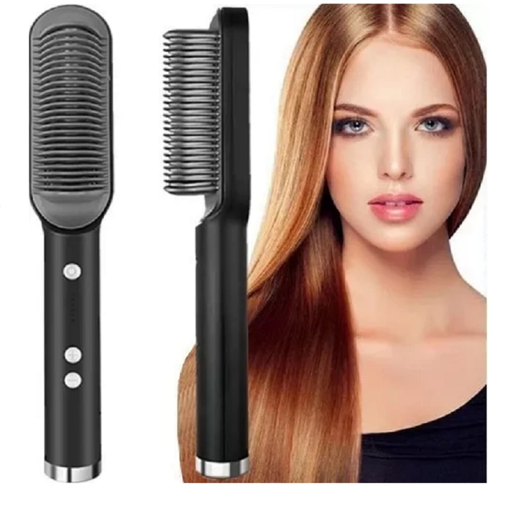 Escova Alisadora De Cabelo Profissional Seca E Modela Bivolt 110v/220v Escova Elétrica Alisadora Secador Chapinha de Cabelos Escova Secadora Tipo TAIFF escova 5 em 1 qualidade premium TOP