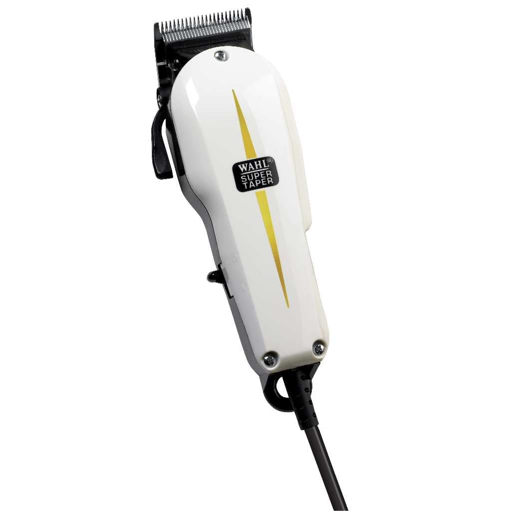 Máquina de Cortar Cabelo Wahl Super Taper Profissional Branco