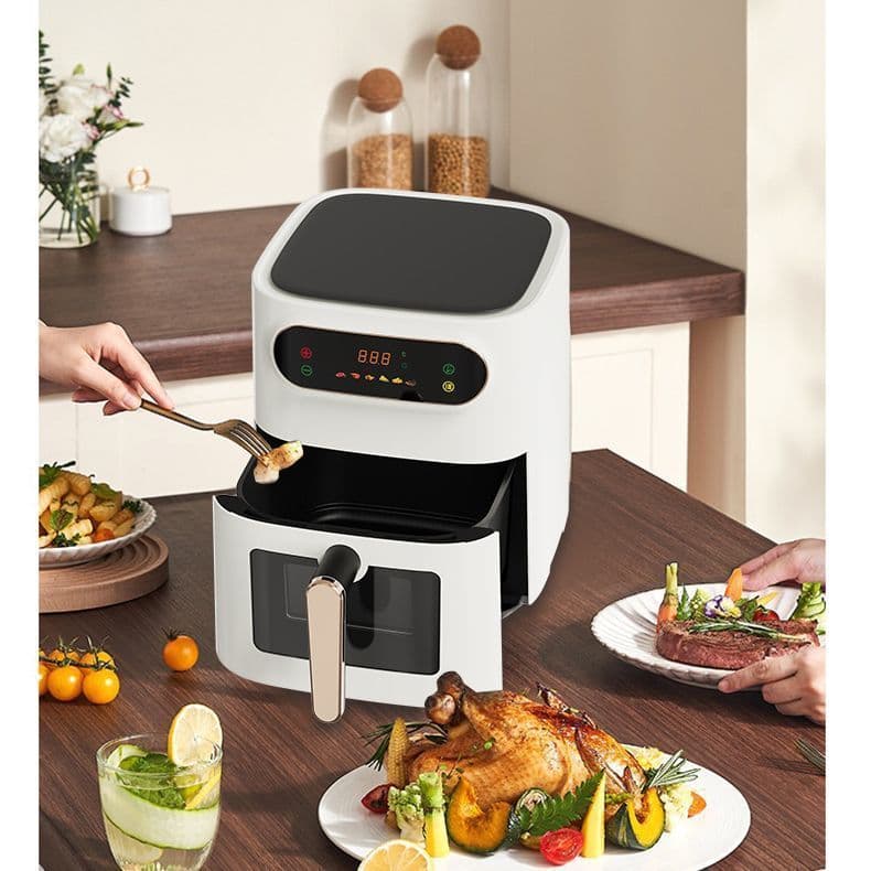 AIR FRYER FRITADEIRA SEM ÓLEO 5.5 LITROS COMANDOS TOUCH SCREEN DIGITAL FD-1012B