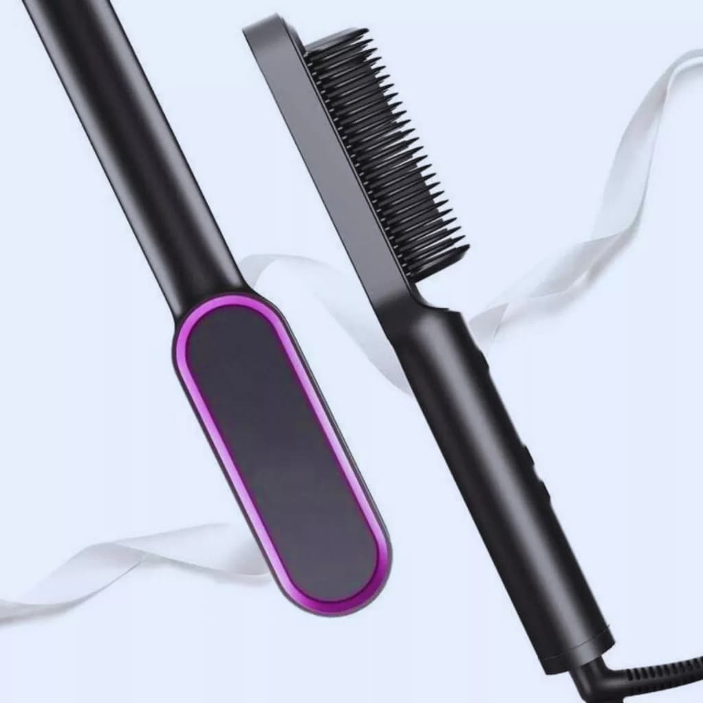 Escova Pente Secadora Profissional 3 Em 1 Seca Modela Cabelo :Escova Elétrica Alisadora Secador Chapinha de abelos Escova Secadora Tipo TAIFF escova 5 em 1 qualidade premium TOP  Escova Alisadora 5 Em 1 Temperatura Ajustável Bivolt Full Escova Alisadora