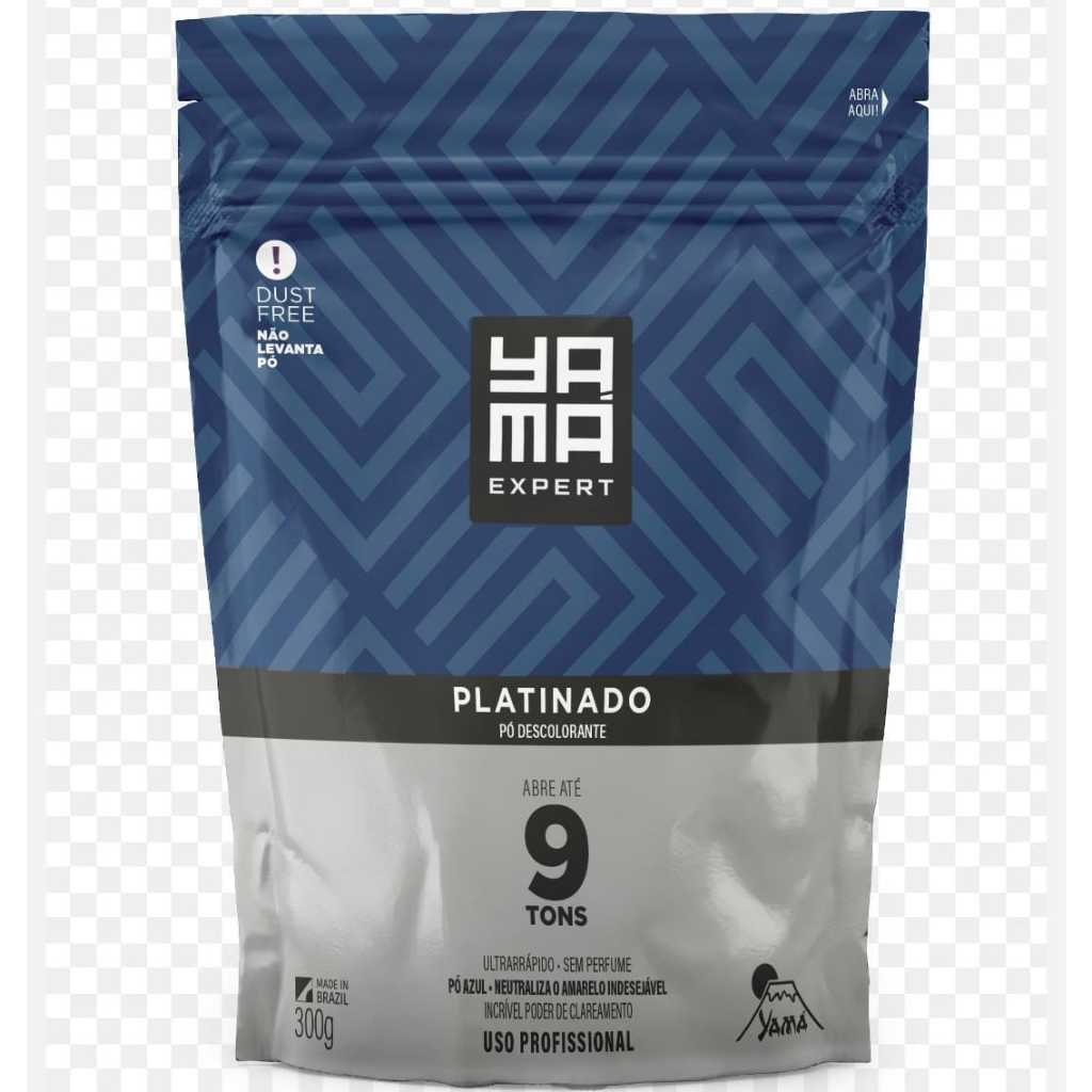 Pó Descolorante Yama Abre 9 Tons Platinado Pó Azul 300g