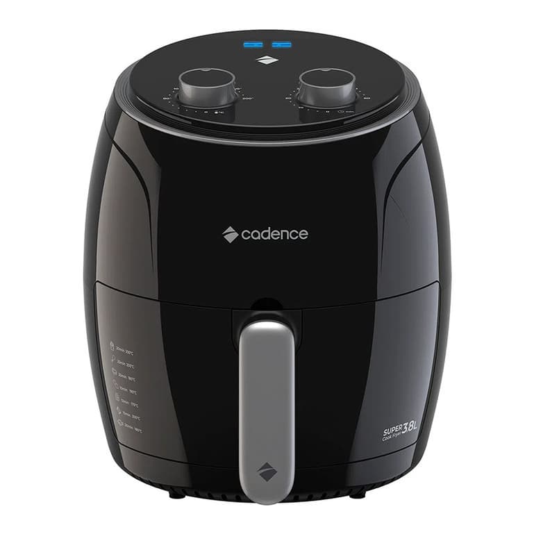 Fritadeira Air Fryer Sem Óleo Cadence Super Cook Fryer 3,8L FRT410