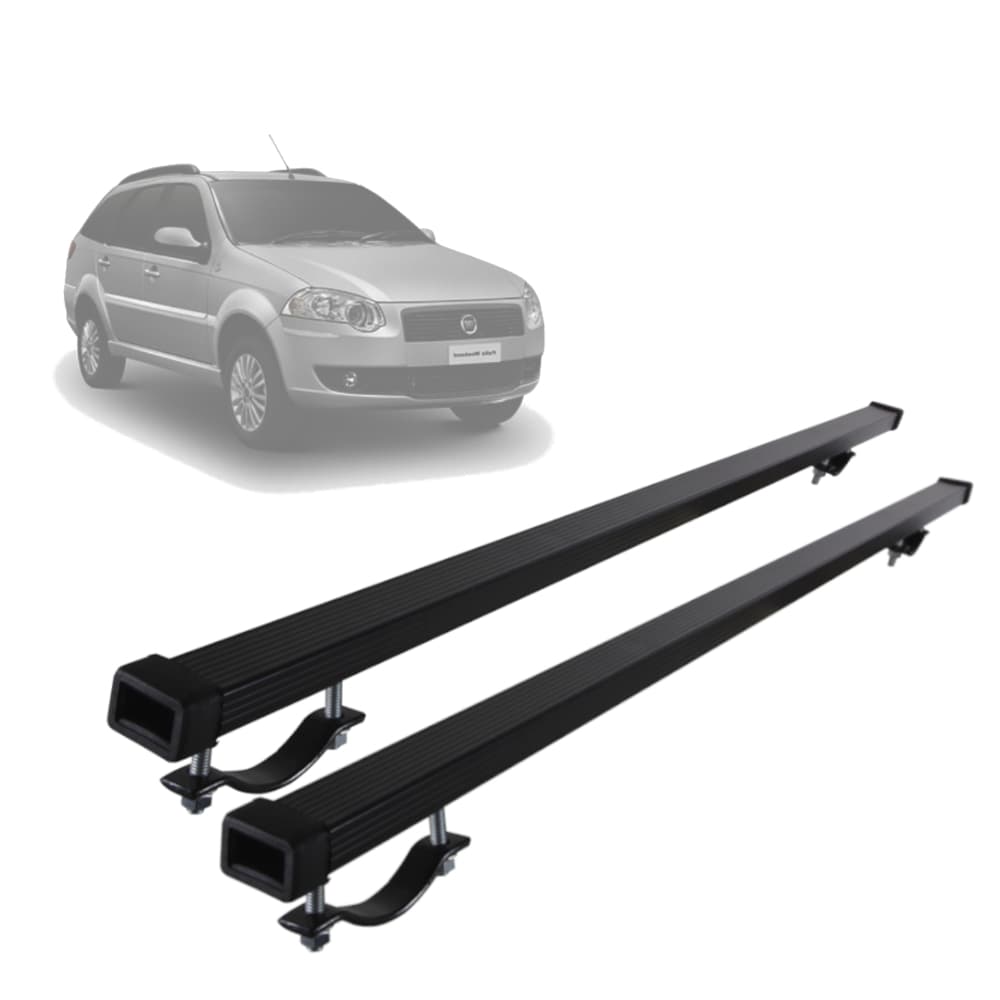 Rack De Teto Travessa Aço Fiat Palio Weekend 1997 À 2022  Steel Racks