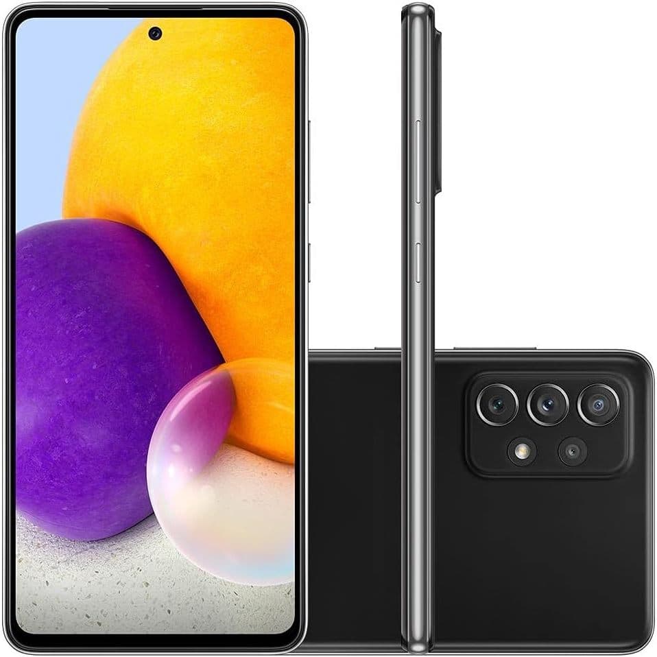 Smartphone Samsung Galaxy A72 128GB 4G Wi-Fi Tela 6.7 Dual Chip 6GB RAM Câmera Quádrupla - Vitrine