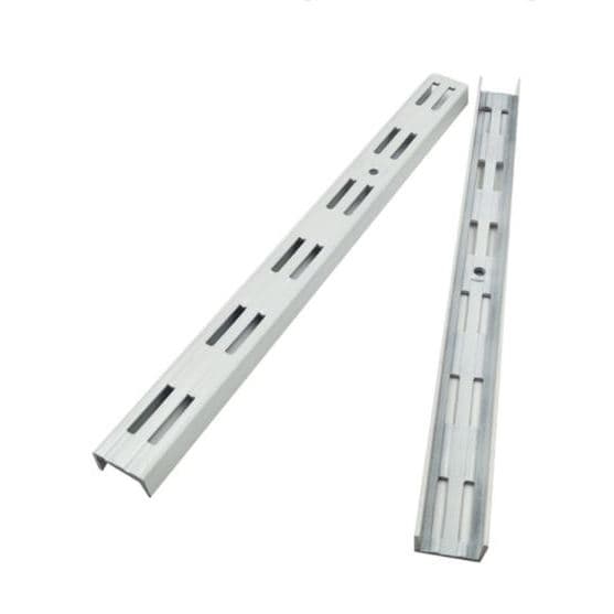6 Trilhos Cremalheira Duplo 100cm 50cm Preto Branco