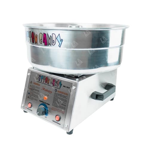 Máquina para algodão doce semi-profissional bivolt aço inoxidável