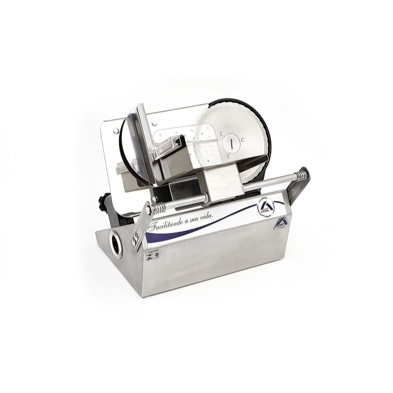 Cortador De Frios Bacon Semi-automático Aço Inox 170mm Arbel