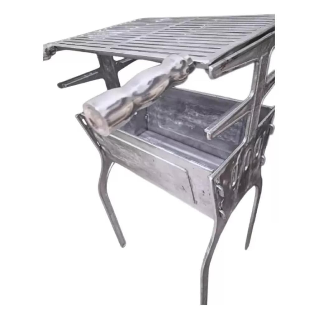Churrasqueira alumínio fundido batido desmontável 80CM