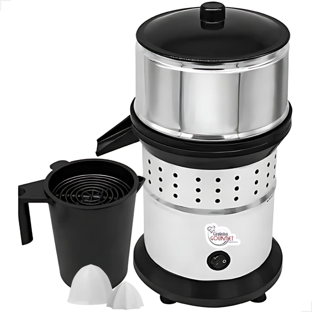 Extrator espremedor industrial de suco de laranja 500w aço inoxidável profissional bivolt