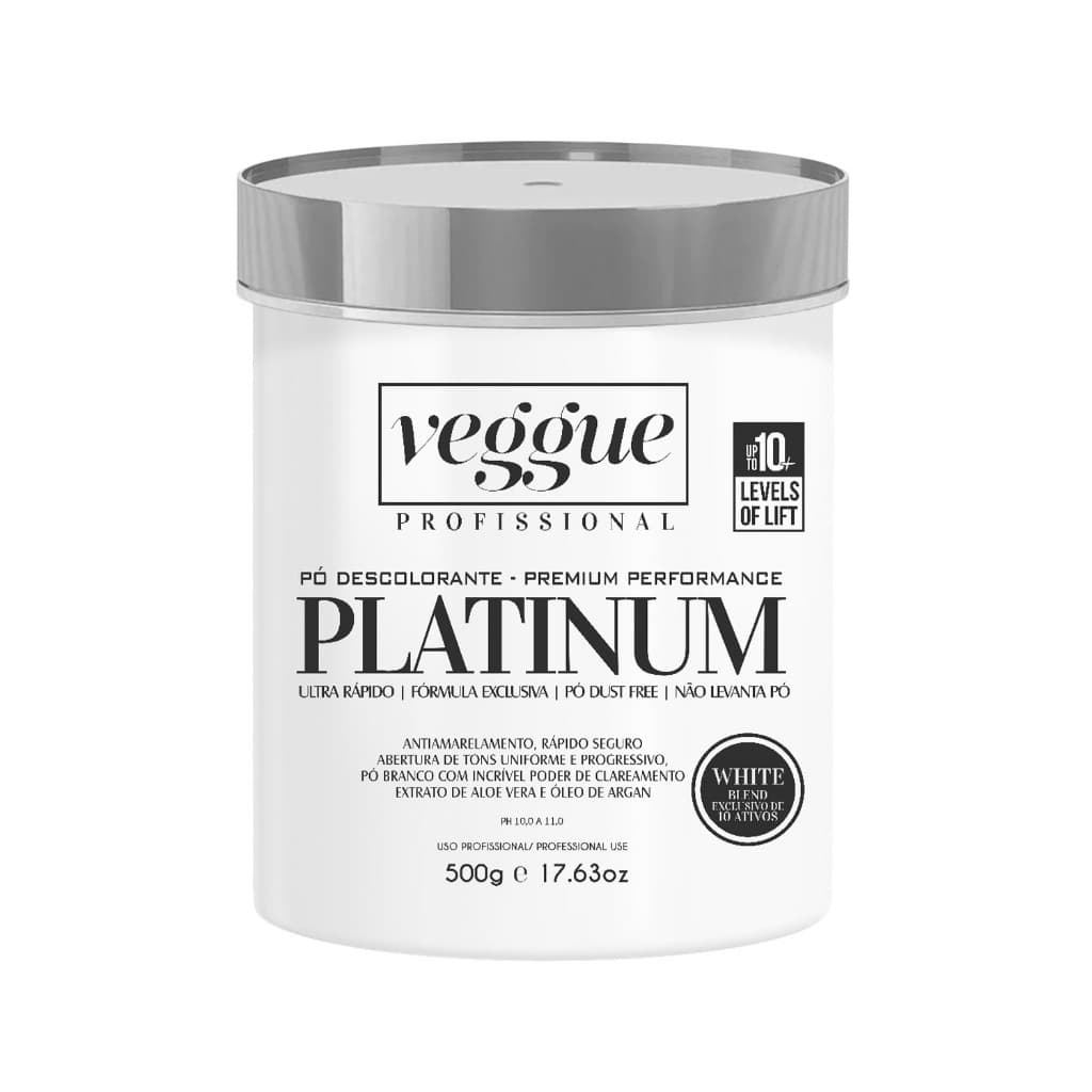 Pó Descolorante Branco Abre 10 Tons 500g Veggue Profissional