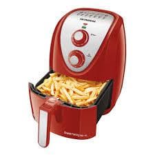 Fritadeira Elétrica Air Fryer Mondial Vermelha com Batata Frita