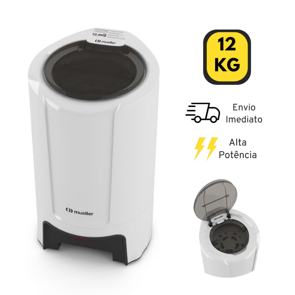 Centrífuga De Roupas Mueller Fit 12,6kg 220v e 127V