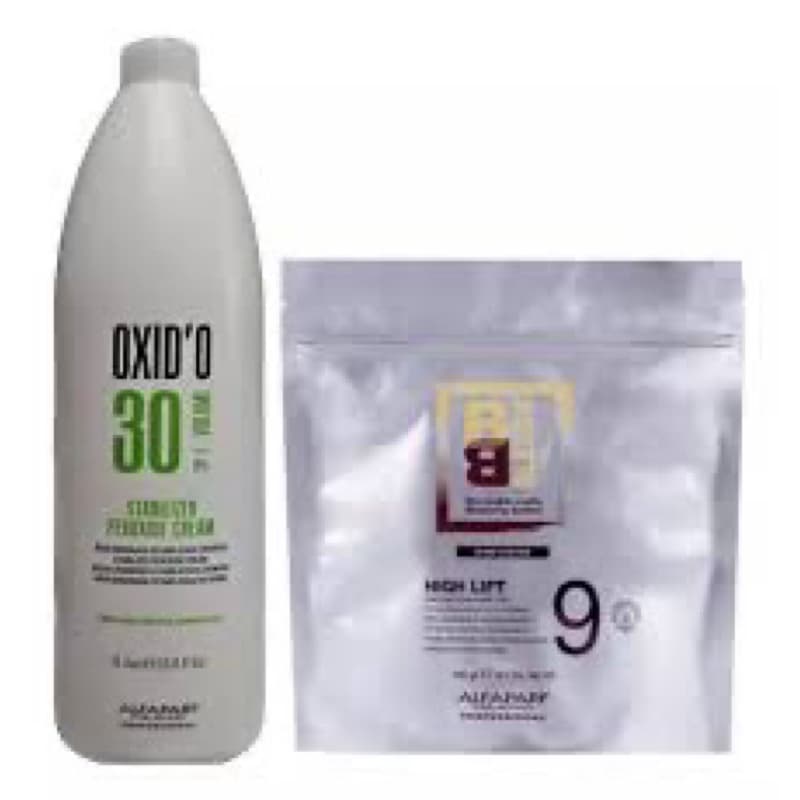 Pó Descolorante Tons Alfaparf 400g + Ox 30v Litro