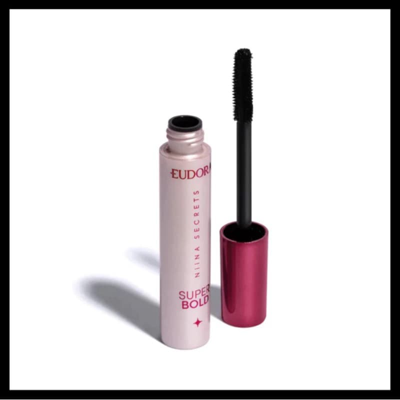 RIMEL SUPER BOLD NIINA SECRETS - MASCARA DE CILIOS VOLUME EXTREMO - EFEITO CILIOS POSTIÇOS