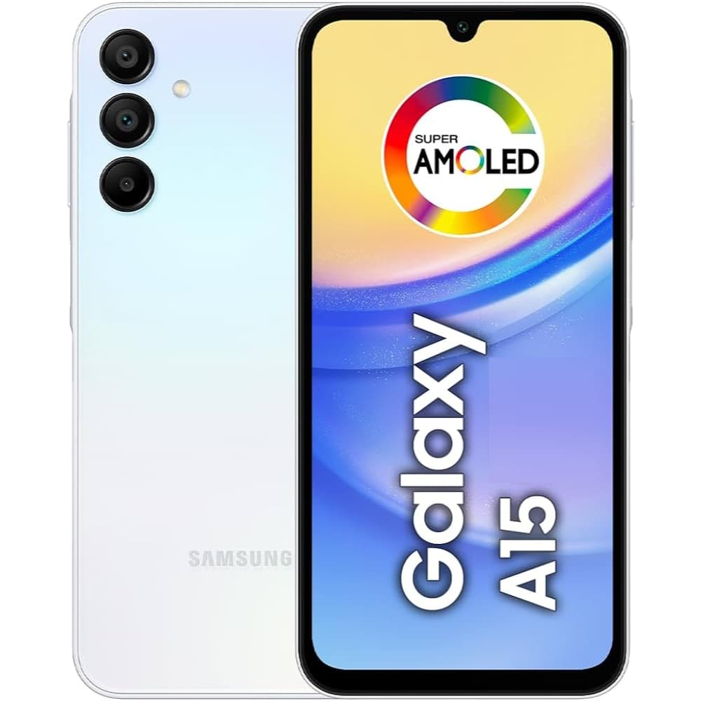 Smartphone Samsung Galaxy A15 5G com tela Super AMOLED, câmera tripla e marca Samsung