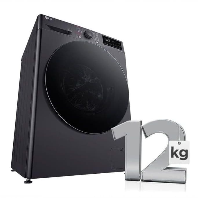 Lava e Seca Smart LG VC5 12kg Titanium Com Inteligência Artificial AIDD CV3012MC5A 220V