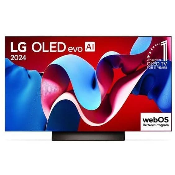 Smart TV LG OLED Evo 4K C4 65'' OLED65C4PSA 2024 com tecnologia OLED e sistema operacional webOS