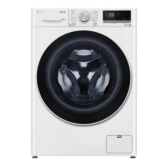 Lava e Seca Smart LG VC4 14kg Branca com Inteligência Artificial