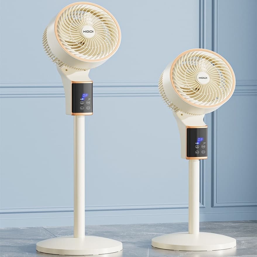 Ventilador doméstico de circulação de ar de alto vento Ventilador de piso vertical silencioso 3D-P12