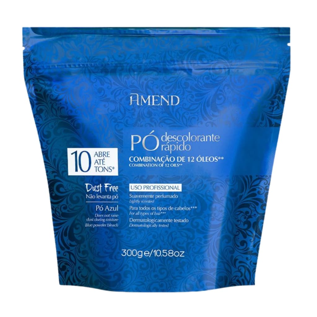 Amend Pó Descolorante Rápido com Combinação De 12 Óleos 300g