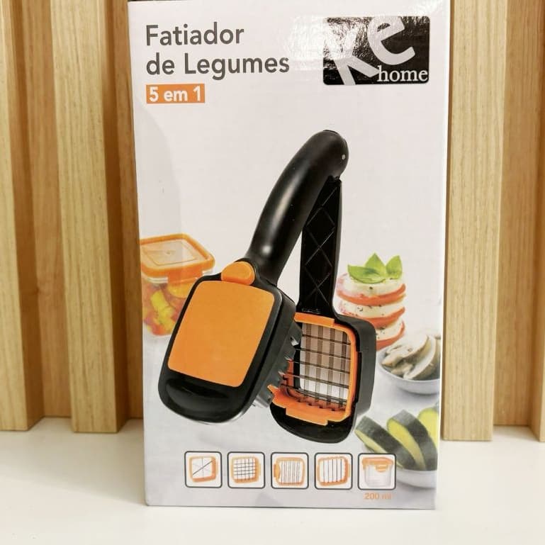 Cortador fatiador  De Legumes ovos, frutas  5 Em 1 Cortador em Cubos Cozinha-kehome