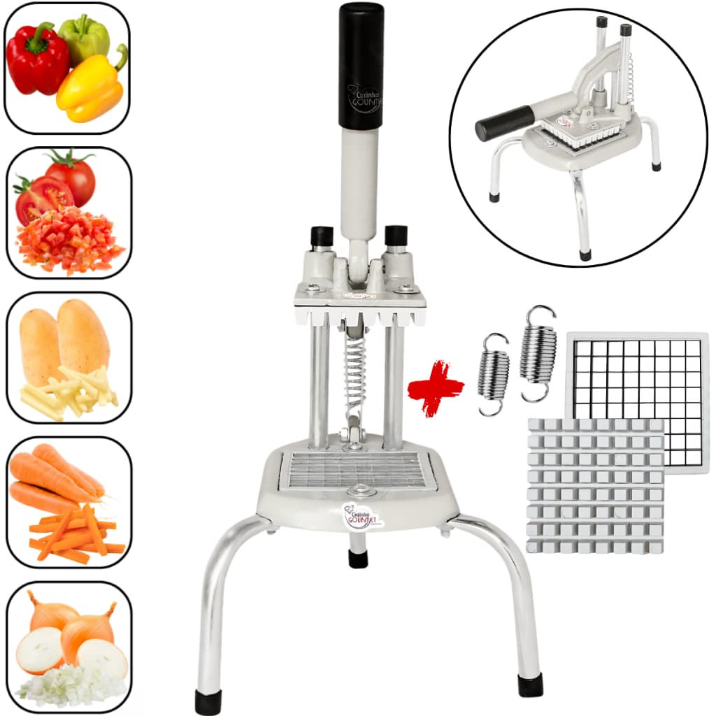 Picador de Batata Palito Legumes Cortador Cabrita Médio Industrial Reforçado