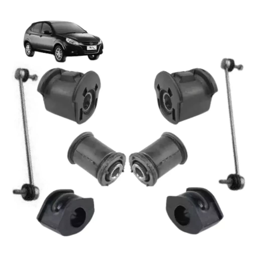 Kit Bucha Bandeja Balança + Bucha Barra + Bieleta Jac J3