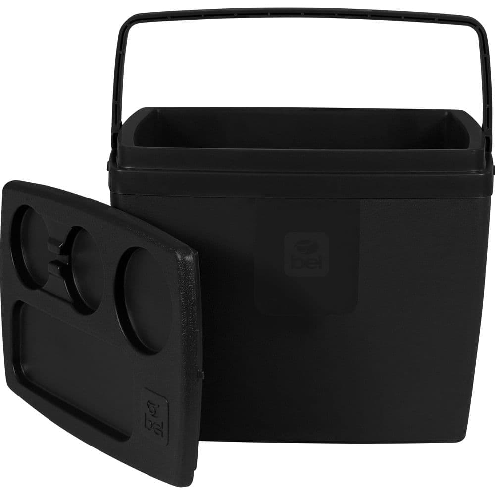 Caixa Térmica 19 Litros Preta em Polipropileno Bel