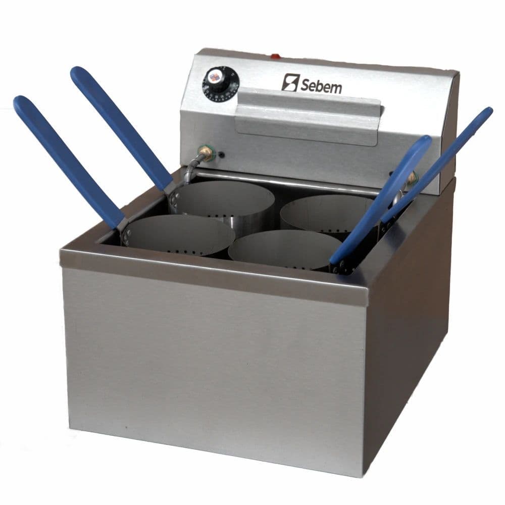 Cozedora Máquina de Massas Elétrico Industrial 4 Cestos Porção 5000W Sebem