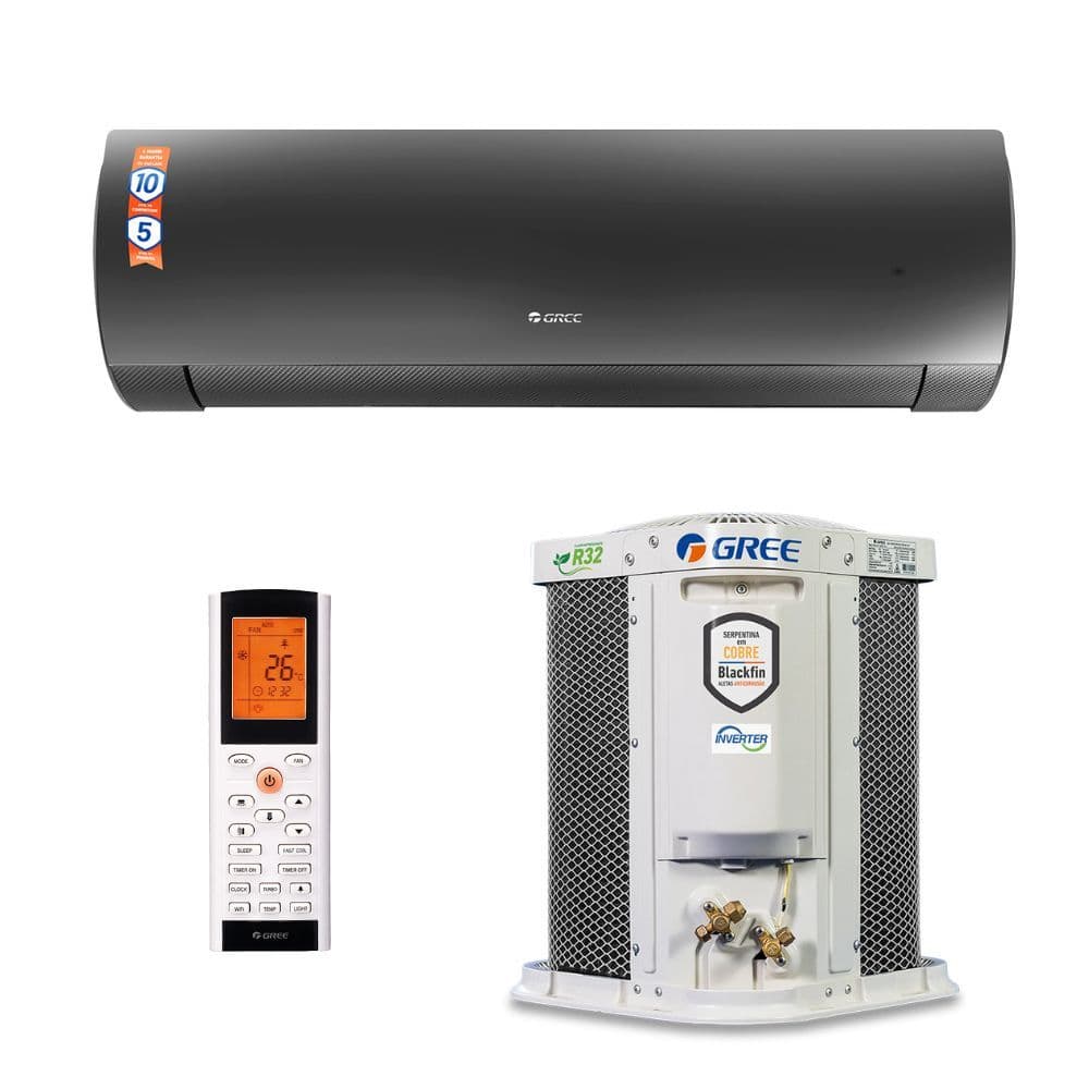 Ar Condicionado Inverter Gree G-Diamond Auto18000 Btus Frio 220v R-32 Wi-Fi com controle remoto