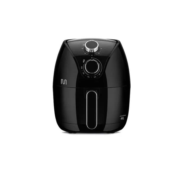 Fritadeira Elétrica Air Fryer 4 Litros 1500w 127v Preta Multilaser GO201