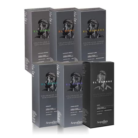 Tonalizante Masculino Acquaflora El Hombre Cabelo,barba,bigode E Costeleta