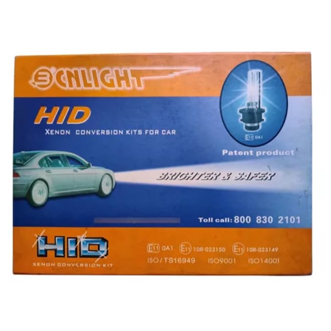 Kit Xenon E11 6000k 12V C/ Reator Hid Completo C/ Kit Instalação