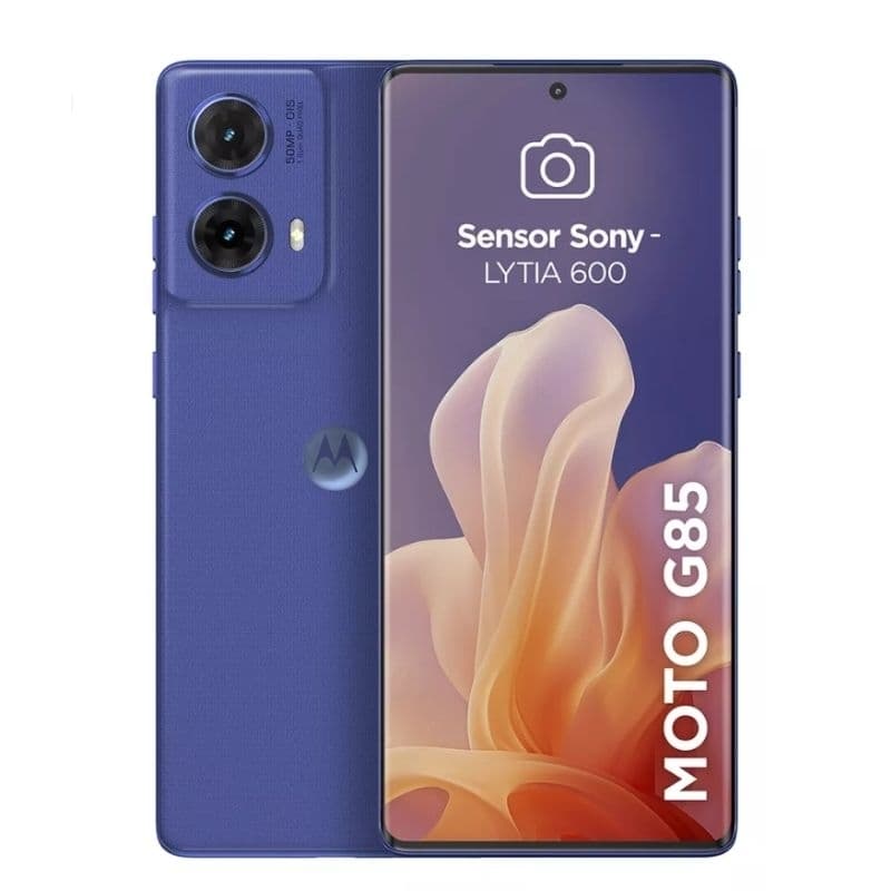 smartphone Motorola Moto G85 5G 8GB RAM,tela infinita,NFC, azul.