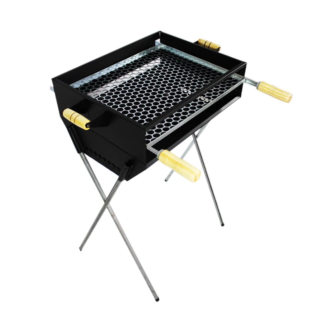 Churrasqueira Grande 50x40 Com Pés Desmontáveis Portátil  + Grelha Aço Galvanizado