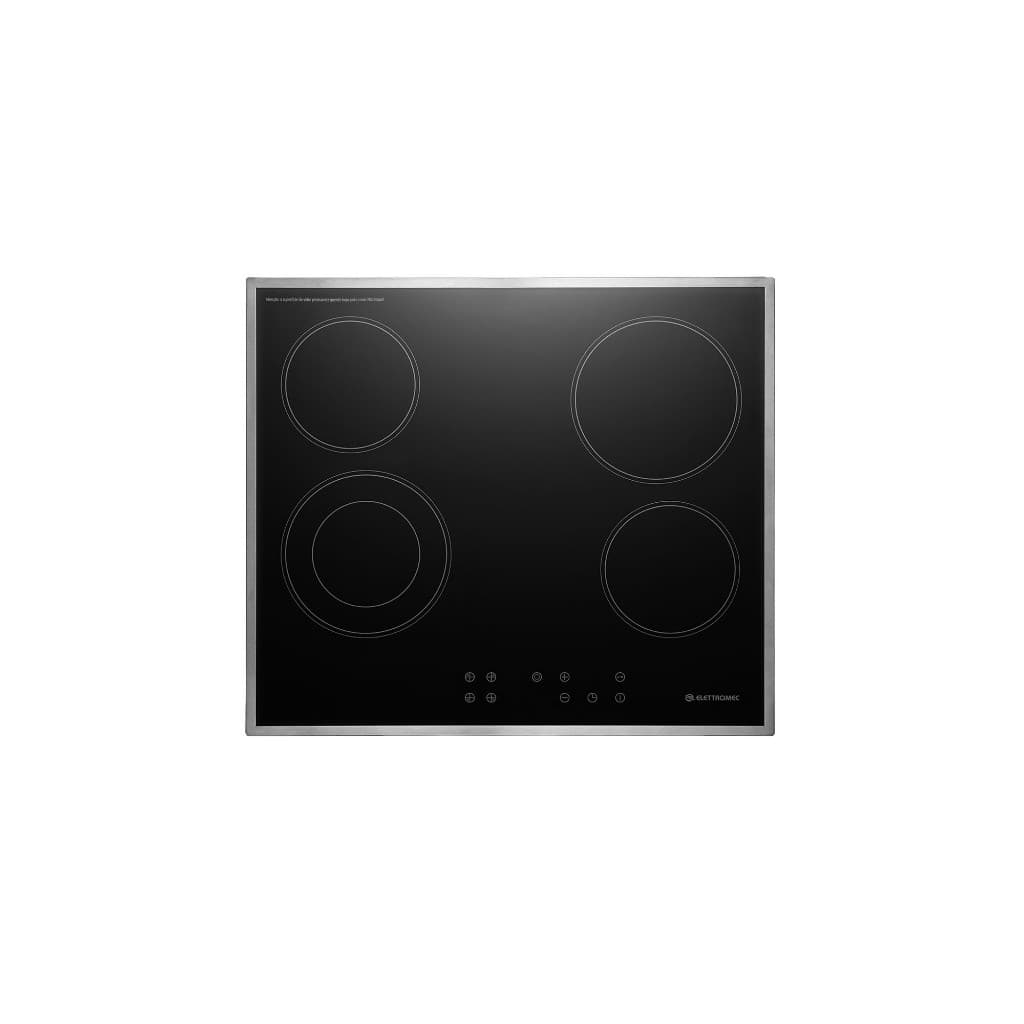 Cooktop Elétrico Vitrocerâmico 60cm 4 Zonas Elettromec 220V