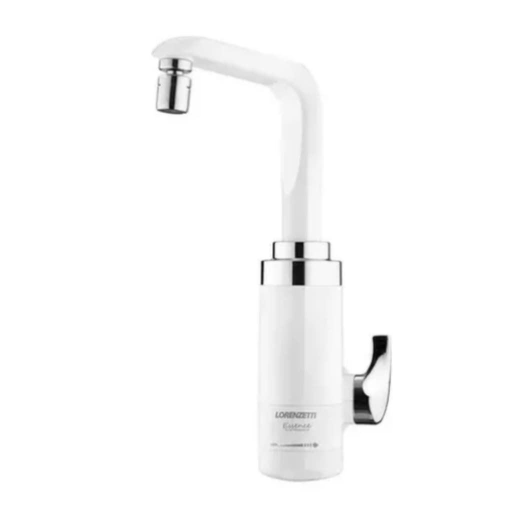 Torneira Elétrica Parede Eletrônica 110v Branco Cromado 127v Adicionar aos favoritos