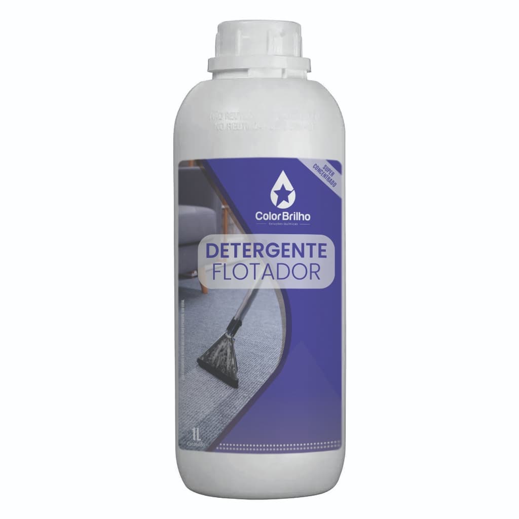 Detergente Flotador da Colorbrilho 1 litro Flotador Colorbrilho limpeza de estofados