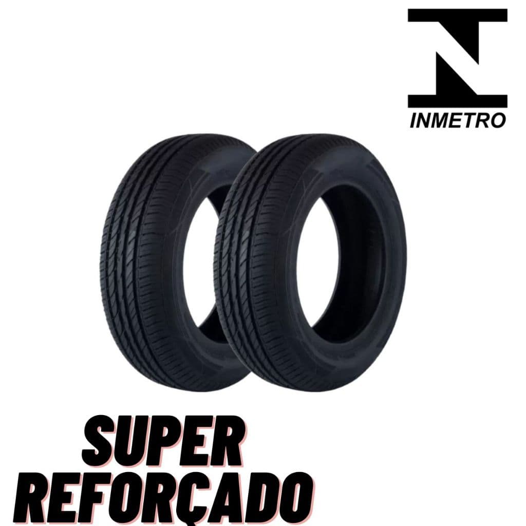 Kit Pneu Aro 15 - 195/60 R15 Remold Linha Premium Garantia promoção Selo do Inmetro