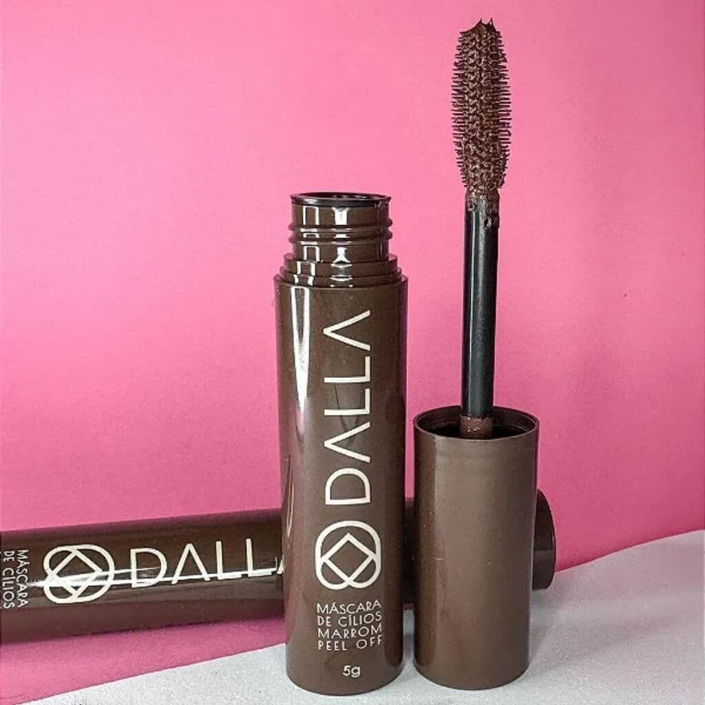 Máscara de Cílios Marrom Peel Off - Dalla