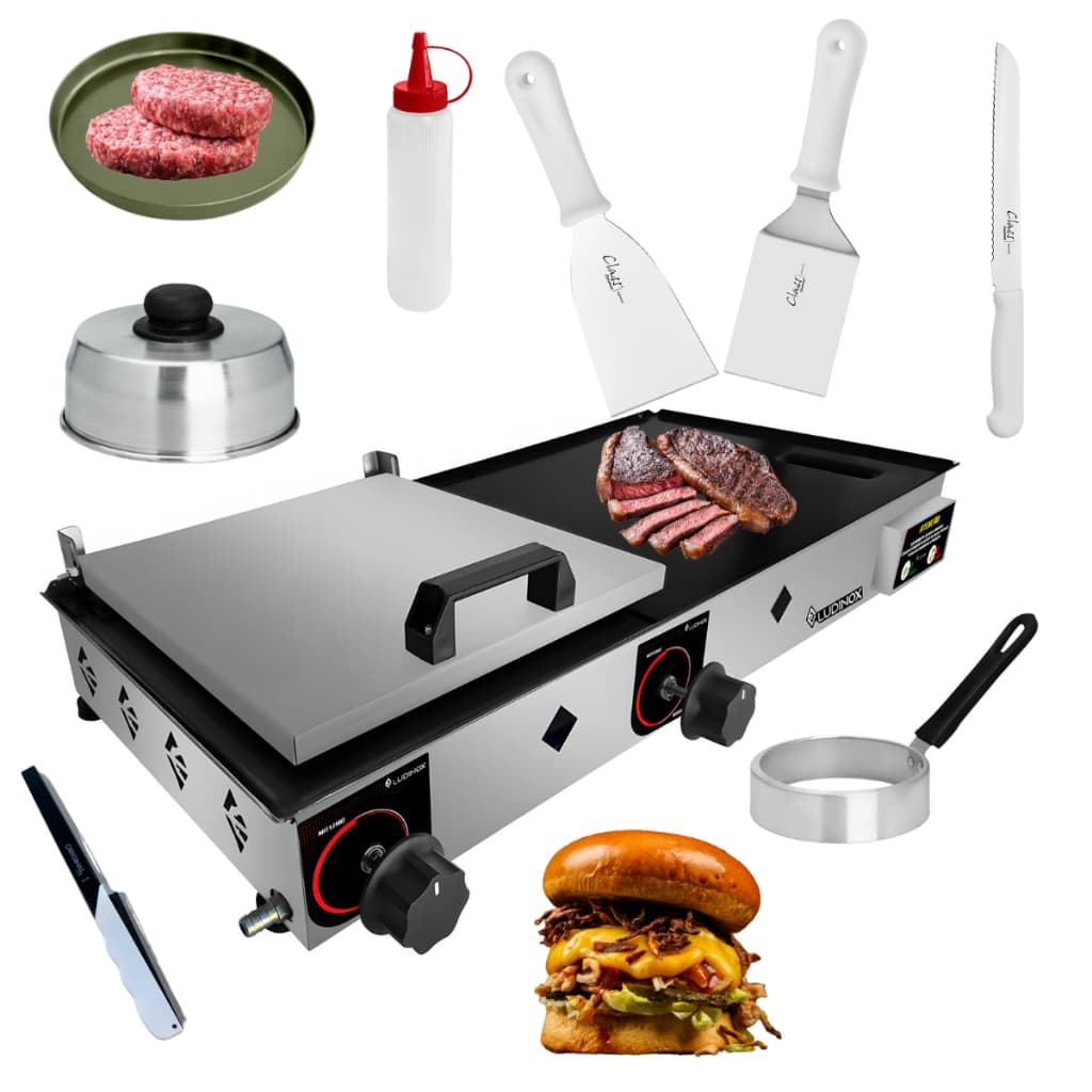 Chapa 70x30 + ACESSÓRIOS INDUSTRIAL Chapeiro Semi Profissional