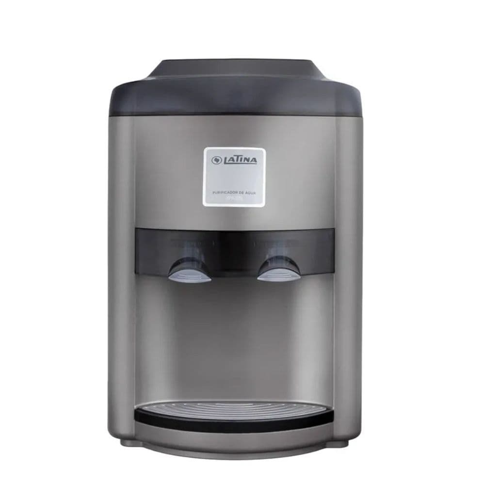 Purificador de Água De Mesa e Parede Gelada e Quente Com Compressor Latina Xpa375 Titanium