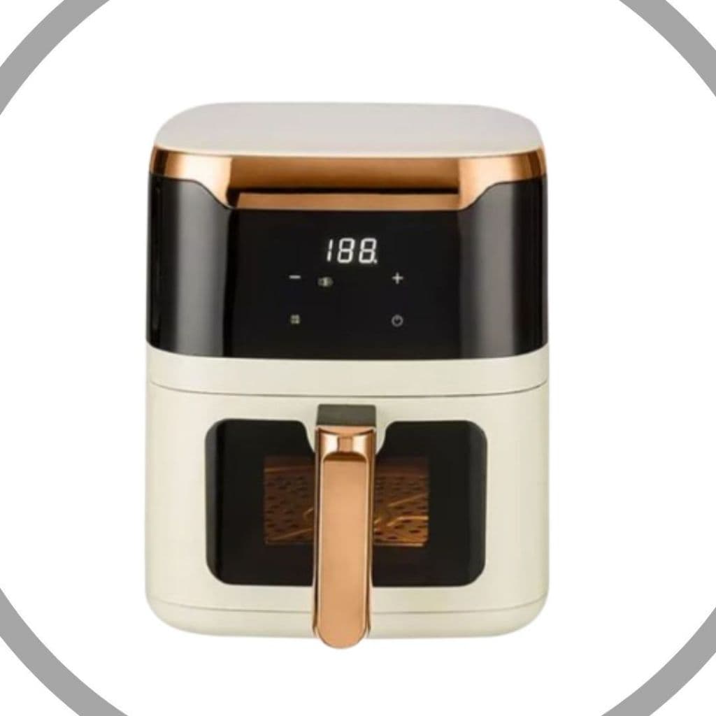 Air fryer fritadeira sem óleo forno elétrico Branca - 3XZ STORE