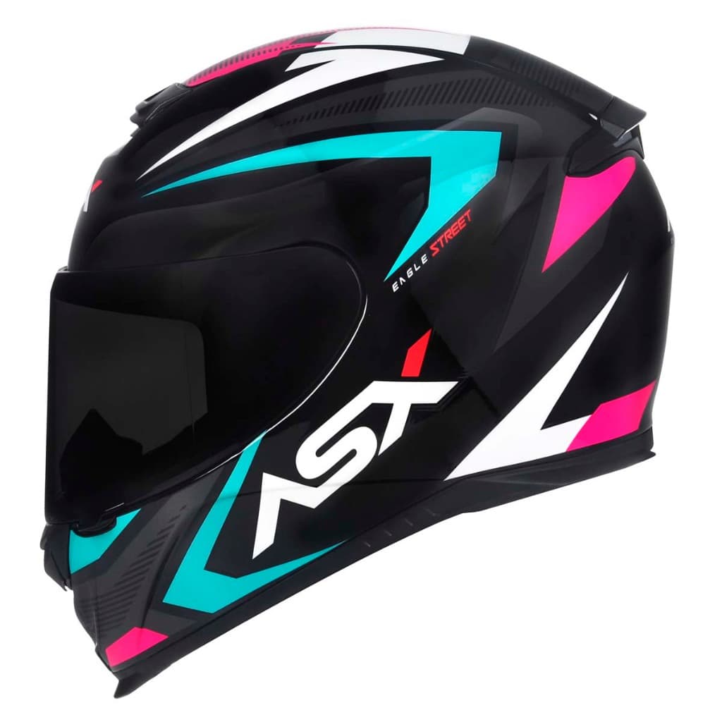 Capacete Feminino Fechado ASX Eagle Street Tiffany Rosa