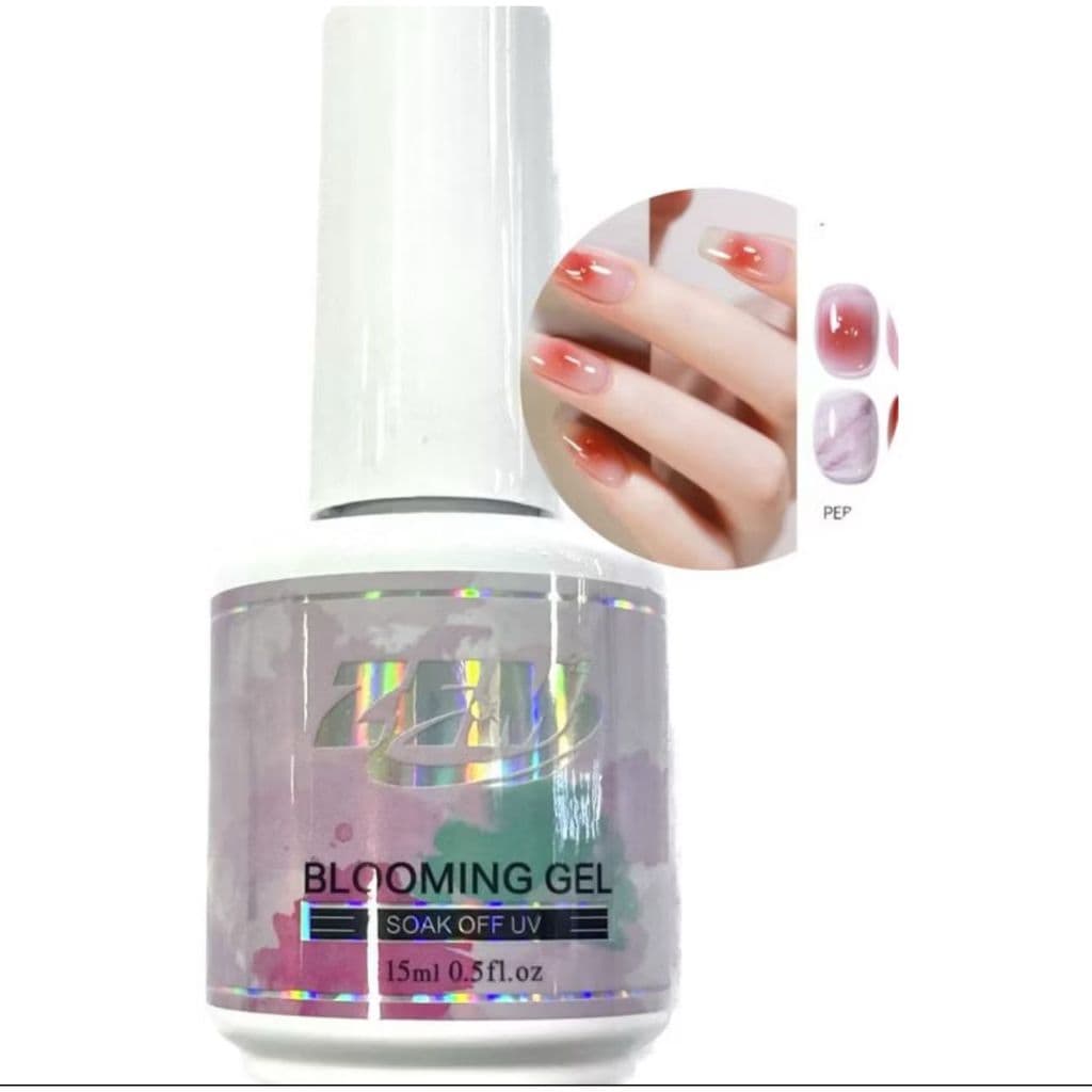 Blooming Nail UV Gel 15 ml Efeito Gradiente De Aquarela Transparente