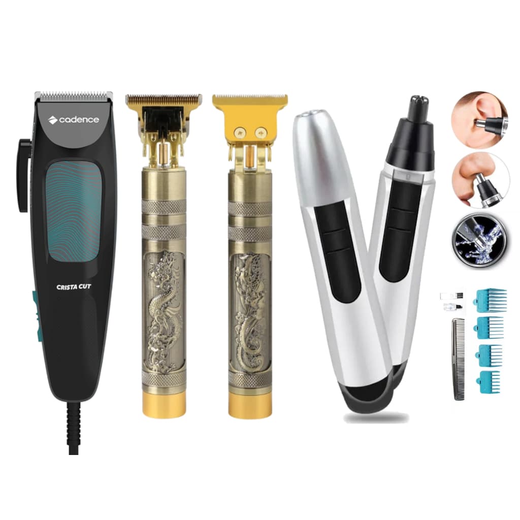 Máquina De Cortar Cabelo Pelos Barbeador Cab173 Original Cadence - Envio Imediato