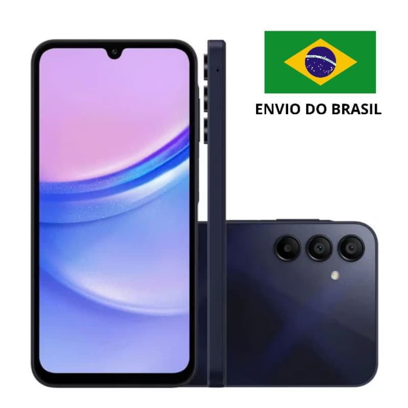 Smartphone Samsung Galaxy A15 128GB 4GB de RAM Azul Escuro - Envio do Brasil